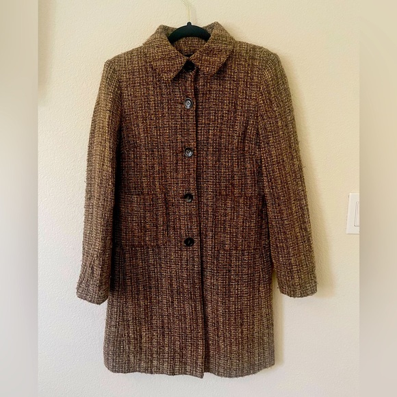 Jones New York Jackets & Blazers - Vintage Jones New York tweed trench coat